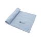 Nike 毛巾 Solid Core Towel 藍 純棉 吸汗 刺繡 長版 健身 訓練 球類 運動毛巾 N100154040-9NS product thumbnail 2