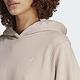 Adidas ESS Hoodie IC5242 女 連帽上衣 帽T 運動 休閒 寬鬆 柔軟 舒適 穿搭 奶茶 product thumbnail 5