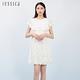 JESSICA - 甜美浪漫花卉蕾絲短袖洋裝233372（白） product thumbnail 7