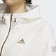 Adidas FOT WVN JKT [HY2825] 女 連帽外套 亞洲版 運動 訓練 休閒 寬鬆 褶皺 防潑水 白 product thumbnail 5