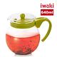 【iwaki】耐熱玻璃便利濾蓋茶壺640ml-綠色 product thumbnail 3