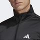 Adidas 3S KNIT JKT HT7176 男 立領 外套 亞洲版 運動 網球 訓練 吸濕 排汗 愛迪達 黑 product thumbnail 5