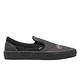 Vans 休閒鞋 Classic Slip-On S 男鞋 女鞋 皮革 黑 全黑 火焰 懶人鞋 簽名鞋 VN0A3MUCN3H product thumbnail 6