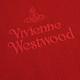 Vivienne Westwood 長版刺繡行星LOGO羊毛圍巾(紅) product thumbnail 4