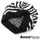 AnnaSofia 蓬鬆柔軟感 毛線針織毛帽(黑白斑) product thumbnail 2