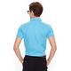 【Lynx Golf】男款經典配色Logo繡字短袖POLO衫-淺藍色 product thumbnail 3