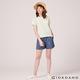 GIORDANO 女裝DEAR WORLD 系列純棉印花口袋T恤-12 淺綠 product thumbnail 4