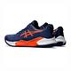 Asics GEL-Challenger 14 [1041A405-401] 男 網球鞋 運動 比賽 耐磨 緩震 藍橘 product thumbnail 3