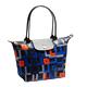 LONGCHAMP Le Pliage Artwalk普普風印花長把購物包(小-鈷藍色) product thumbnail 2