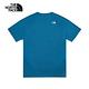【The North Face 官方旗艦】北面男款藍色吸濕排汗短袖T恤｜7WD3O01 product thumbnail 3