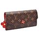 LV M62941經典EMILIE系列Monogram帆布花卉暗釦長夾 product thumbnail 2