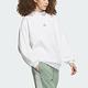 Adidas Word Sweatshirt IK9886 女 長袖 上衣 亞洲版 運動 訓練 休閒 寬鬆 白綠 product thumbnail 2
