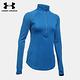 【UNDER ARMOUR】UA 女 Layered Up!半開襟長袖上衣 灰藍-人氣新品 product thumbnail 3