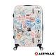 AIRWALK LUGGAGE - 精彩歷程 環郵世界行李箱24吋 - 各地米白 product thumbnail 3