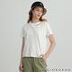 GIORDANO 女裝英文刺繡圓領T恤 - 16 皎白 product thumbnail 5