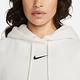 NIKE 上衣 女款 長袖上衣 帽T 運動 AS W NSW PHNX FLC OS PO HOODIE 白 DQ5861-133 (3S3497) product thumbnail 4