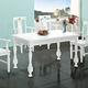 MUNA 亞諾4.6尺白色餐桌(1桌4椅) 138X80X75cm product thumbnail 2