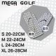 【MEGA GOLF】24G記憶超纖高爾夫手套-男款 MG-2014-24 (戴左手) product thumbnail 7