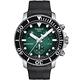 TISSOT 天梭 官方授權 Seastar 海星300米潛水計時腕錶(T1204171109100)漸層綠/45.5mm product thumbnail 2