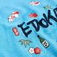 EDOKATSU 江戶勝 日式多元主題短袖T恤-男-水藍色 product thumbnail 6