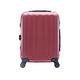 AIRWALK - 海岸線系列 BoBo經濟款ABS硬殼拉鍊20吋行李箱 - 熱點紅 product thumbnail 2