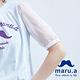 maru.a麻洛野　後頸釦飾紗織拼接T-shirt product thumbnail 6