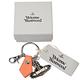 VIVIENNE WESTWOOD SAFFIANO BIOGREEN KEYRING 義大利製行星LOGO 吊飾/鎖圈(黑/銀/亮鮭紅) product thumbnail 6