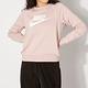 Nike NSW Essntl Flc GX Crew 女款 藕粉色 運動 休閒 長袖 BV4113-645 product thumbnail 2