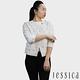 JESSICA - 高貴鑽飾幾何刺繡造形七分袖外套 product thumbnail 3