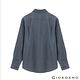 GIORDANO 男裝法蘭絨磨毛長袖襯衫-05 牛仔藍 product thumbnail 7