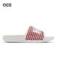 Nike 拖鞋 Wmns Offcourt Slide PRNT 女鞋 白 紅 格紋 Q彈 舒適 FN6603-600 product thumbnail 4