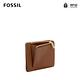 FOSSIL Logan 真皮系列拉鍊零錢袋設計短夾-咖啡色 SL7829200 product thumbnail 7