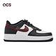 Nike 休閒鞋 Air Force 1 GS 大童 女鞋 黑 紅 AF1 皮革 經典 FZ4351-001 product thumbnail 6