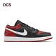 Nike 休閒鞋 Air Jordan 1 Low 男鞋 皮革 AJ1 黑紅頭 Bred Toe 喬丹 1代 553558-066 product thumbnail 4