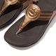 【FitFlop】WALKSTAR TOE-POST SANDALS 經典復刻LOGO夾腳涼鞋-女(銅金色) product thumbnail 2