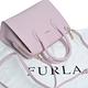 FURLA PIN MINI SATCHEL 皮革壓紋兩用手提斜背包(粉紅) product thumbnail 9