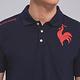 le coq sportif 法國公雞牌左胸公雞繡花短袖POLO衫 男-丈青 product thumbnail 4