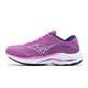 Mizuno 慢跑鞋 Wave Rider 27 女鞋 紫 藍 波浪片 回彈 路跑 運動鞋 美津濃 J1GD2303-73 product thumbnail 2