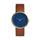 FOSSIL ESSENTIALIST 極簡風格中性錶-藍底棕錶帶 約42mm FS5473 product thumbnail 2