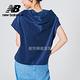 [New Balance]連帽短袖上衣_女性_藍色_WT21520NGO product thumbnail 5