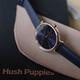 Hush Puppies 清新魅力藍色皮革女錶(HP3876)-玫瑰金x藍/36 mm product thumbnail 3