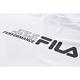 FILA 男抗UV吸濕排汗T恤-白色 1TEX-5300-WT product thumbnail 4