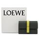 LOEWE ANAGRAM 烙印LOGO小牛皮釦式三折零錢短夾(墨綠) product thumbnail 8