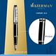 WATERMAN 權威系列 時尚銀蓋黑桿 鋼筆 product thumbnail 3