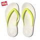 【FitFlop】IQUSHION ERGONOMIC FLIP-FLOPS 輕量人體工學夾腳涼鞋-男(都會白/熒光黃) product thumbnail 4