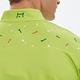 【Lynx Golf】男款吸汗速乾滿版球釘印刷長袖立領POLO衫-淺綠色 product thumbnail 8