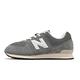 New Balance 休閒鞋 574 Wide 童鞋 大童 女鞋 寬楦 經典灰 復古 基本款 皮革 GC574HT1W product thumbnail 2