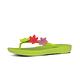 FitFlop IQUSHION FLOWER FLIP-FLOPS 花飾輕量人體工學戲水夾腳涼鞋-女(檸檬綠) product thumbnail 2