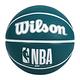 WILSON NBA DRV系列 橡膠籃球 #7-訓練 室外 戶外 7號球 WTB9301XB07 鴨綠白 product thumbnail 2