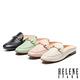 穆勒鞋 HELENE SPARK 時尚品味晶鑽馬銜釦低跟穆勒拖鞋－粉 product thumbnail 7